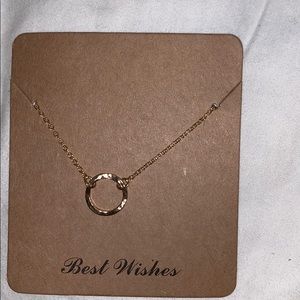 Gold Circle Necklace